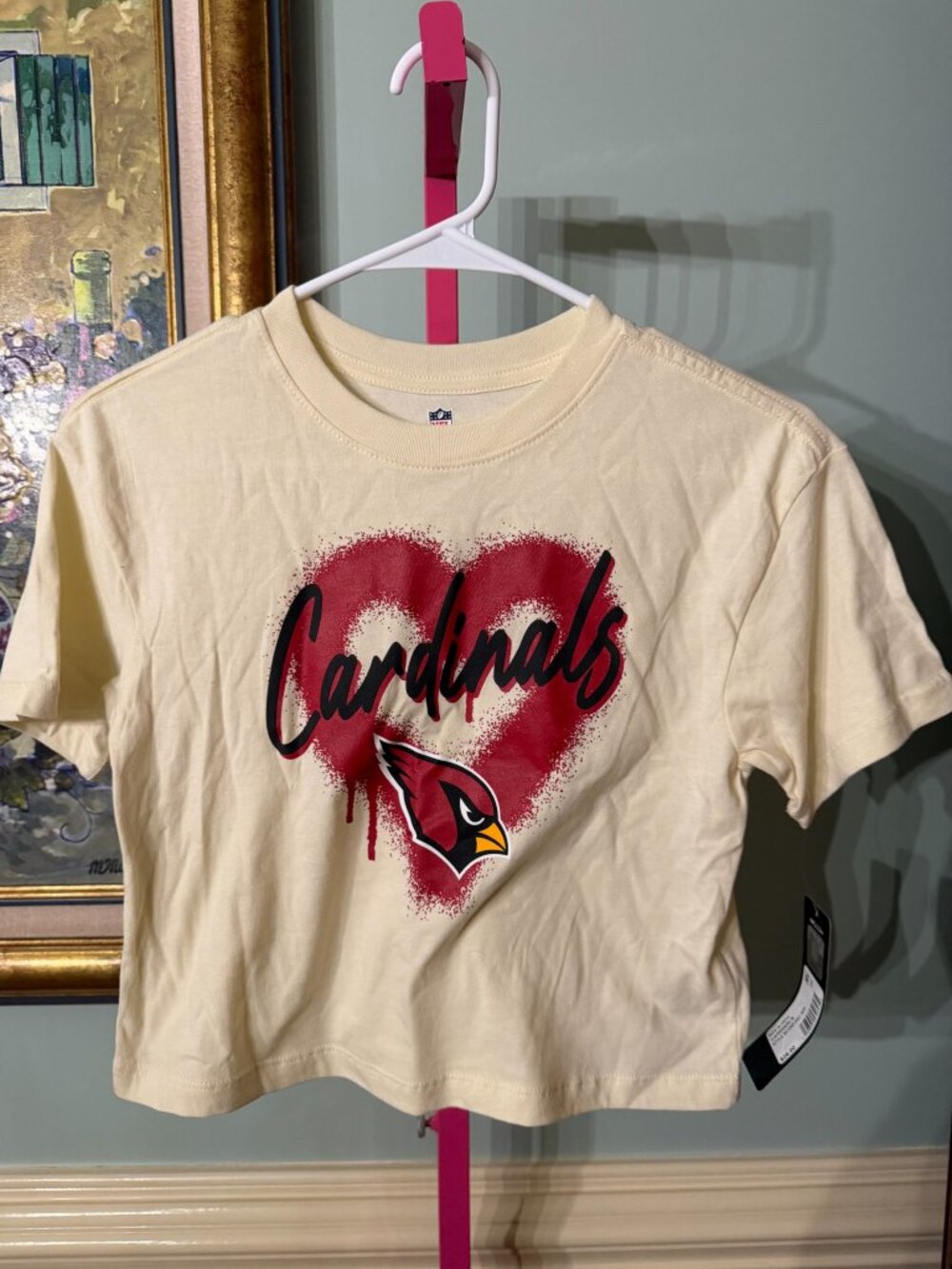 Arizona Cardinals NFL Youth Cropped Tee M 10/12 NWT